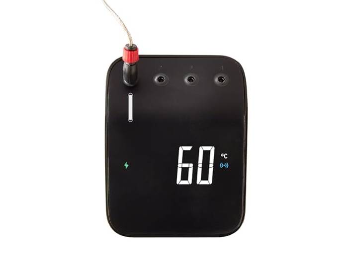 Weber Connect Slimme Barbecue-Assistent Slimme Vleesthermometer Thermometer Sonde Smartphone Barbecue-Assistent Draai-en-serveer Meldingen Aanpasbare Gaarheidinstellingen (3202)