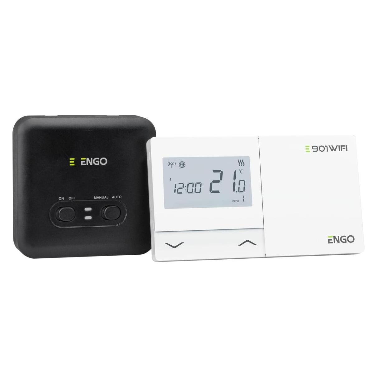Engo 932322661 WiFi-Empfänger Temperaturregler E901WIFI kabellos Aufputz (932322661)