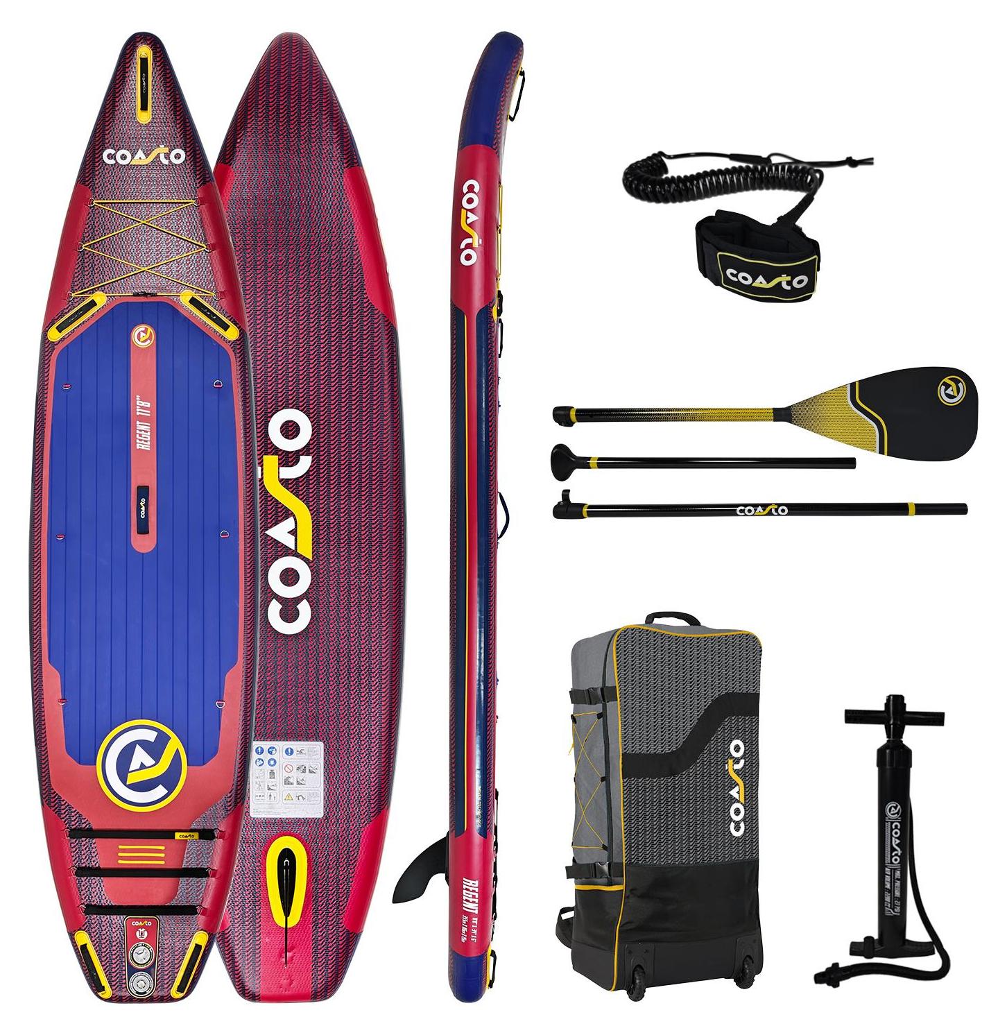 Coasto Regent 11'8 Odyssey SUP Board aufblasbar Set 355x86cm ISUP inkl Paddel
