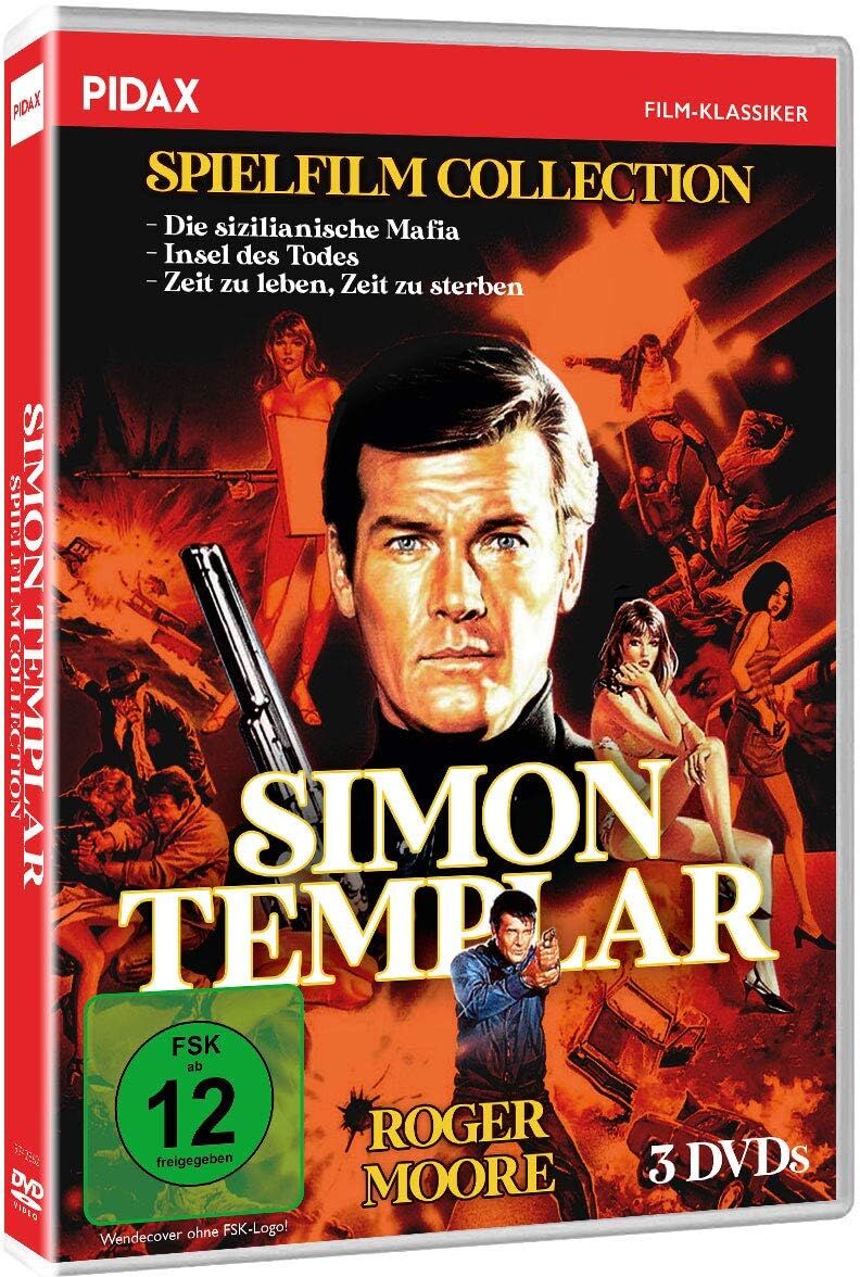Sir Roger Moore - Simon Templar Spielfilme - Der legendäre Roger Moore in drei packenden Missionen - Krimi Klassiker mit dem unwiderstehlichen Detektiv - The Saint Collection (Pidax Film-Klassiker) [3 DVDs] - Preis vom 13.10.2026 11:25:28 h