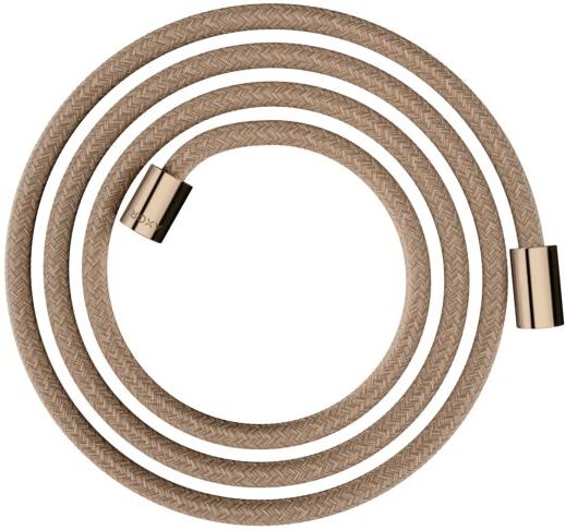Hansgrohe Textilbrauseschlauch 28291300 2000 mm, Mutter beidseitig zylindrisch, polished red gold