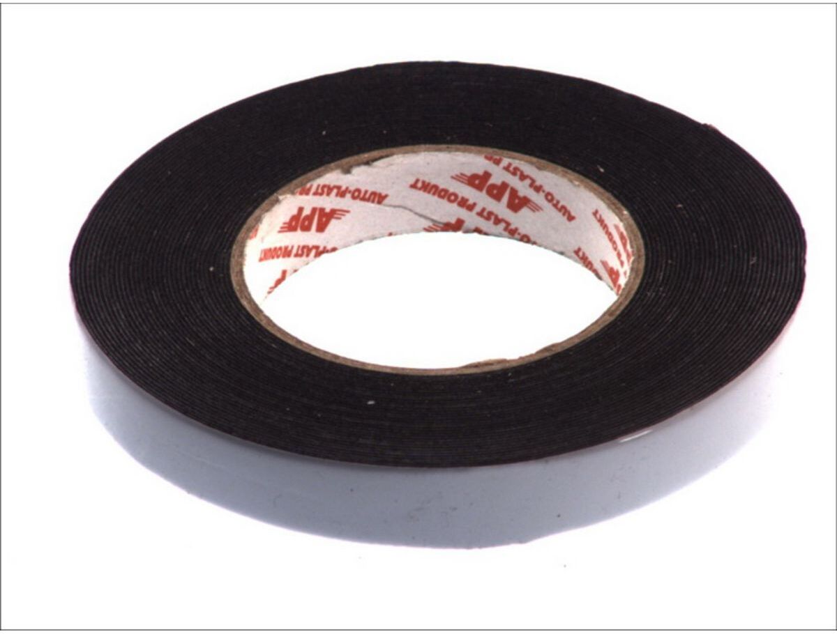 Fita adesiva de dupla face, acrílica, vermelha, dimensões: 6mm/20m, 2 pcs. APP 80040803