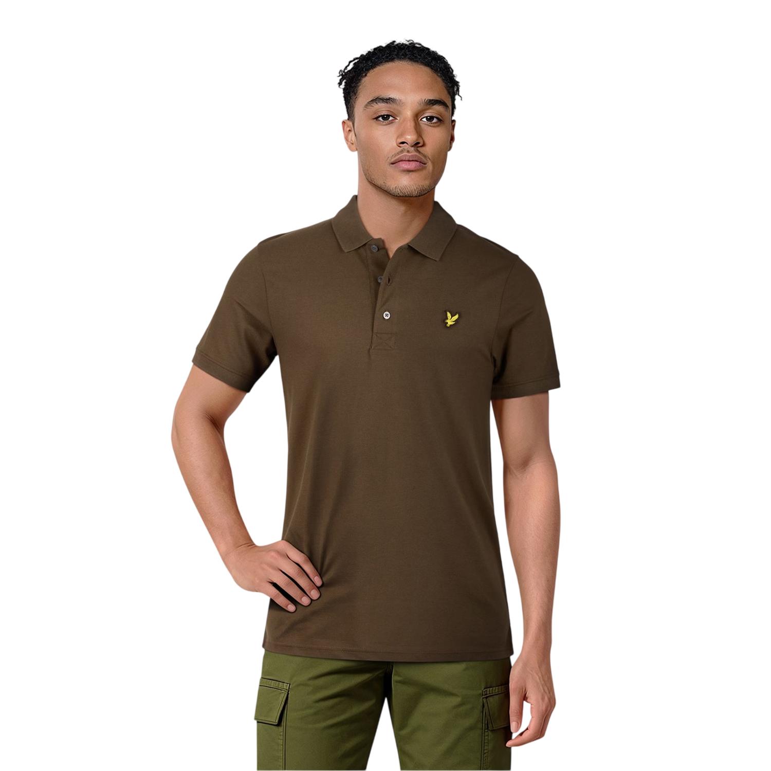 Lyle & Scott - Poloshirt für Herren, kurzärmlig (Oliv)