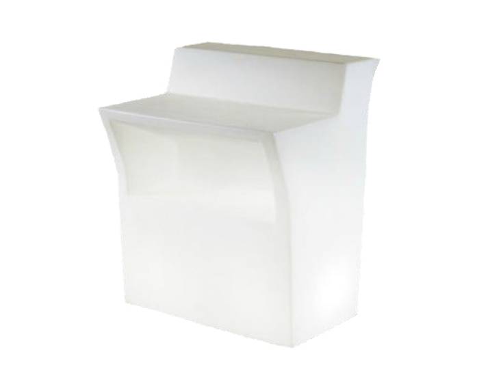 SLIDE comptoir de bar lumineux JUMBO BAR (Blanc - Polyéthylène)