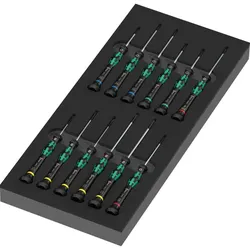Wera 9716 Schaumstoffeinlage Schraubendreher Kraftform Micro Set 2 - 05150107001