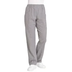 Damen Koch-/Bäckerhose mit Gummizug "08/609" - M - pepita