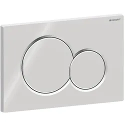 Geberit Betätigungsplatte Sigma 01 Round 115770215 hochglanz-verchromt, für 2-Mengen-Spülung