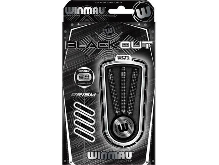 Winmau Blackout Steeltip dartpijlen 24gr