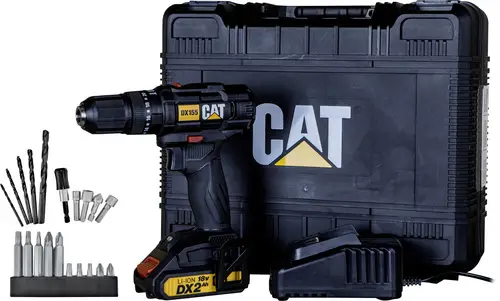 Caterpillar -Akku-Schlagbohrschrauber inkl. Akku, inkl. Ladegerät