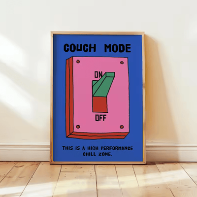 Inspire Picks Colorful Mental Health Wall Art Retro Inspirational Quote Poster (Frameless) 7 40x60cm Unframed
