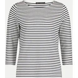 Shirt mit U-Boot-Ausschnitt Mehrfarbig 48