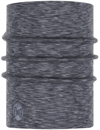 Buff Merino Heavyweight Fog Grey Multistripes Tubular Neckwear