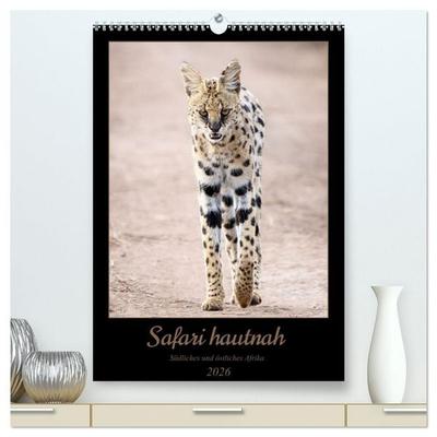 Safari hautnah - Südliches und östliches Afrika (hochwertiger Premium Wandkalender 2026 DIN A2 hoch), Kunstdruck in Hochglanz