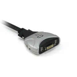 LevelOne Schalter der Stufe eins, KVM Switch, Schwarz, Grau