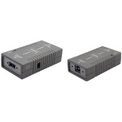 Exsys USB 3.2 Gen1 Super Speed Isolator mit 5KV Optischer Isolation zum schützen von t (USB-A), Dockingstation + USB Hub, Grau