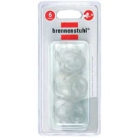 Steckdosen-Kinderschutz, Abdeckung transparent, 6 Stück