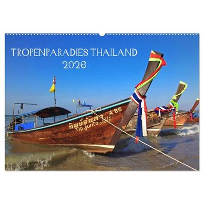 Tropenparadies Thailand 2026 (Wandkalender 2026 DIN A2 quer), CALVENDO Monatskalender