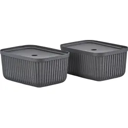Pulp Aufbewahrungsboxen 23 x 32 cm schwarz 2 St.
