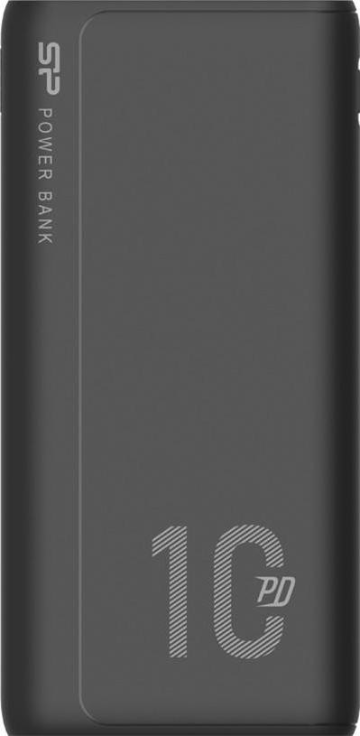 Silicon Power QP15 Powerbank 10000 mAh met 2x USB QC 3.0 en 1x USB-C PD, zwart