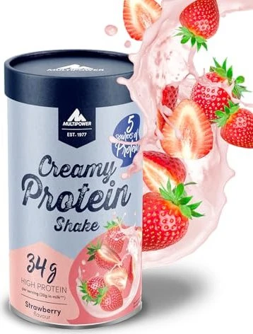 Multipower Creamy Protein Shake Erdbeere 420 g Pulver