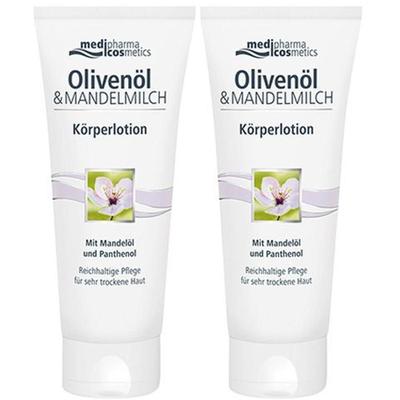 Olivenöl & Mandelmilch Körperlotion 2x 2x200 ml Lotion