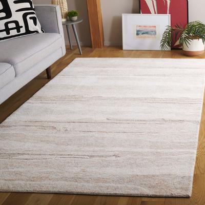 SAFAVIEH Hand-Tufted Ebony Zaiga Modern & Contemporary Wool Rug