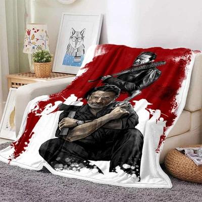 Uplift Picks The Walking Dead Zombie Throw Blanket Soft Flannel Sofa And Bed Cover 11 150x200 Cm