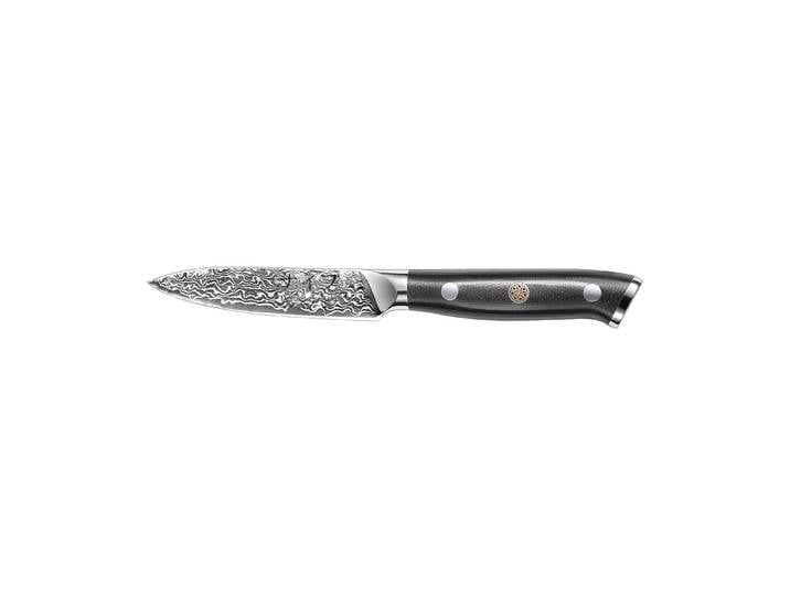 Hâws Couteau à herbes Damascus By Hâws 20 cm Noir-acier inoxydable
