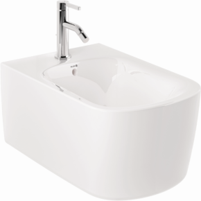 Kludi RESA S Wand-Bidet 27BIW0143 52 cm, verdeckte Befestigungen, Weiß glänzend