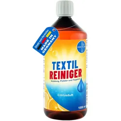 HERRLAN® Textilreiniger mit Citrusduft - für Kleidung, Polster und Teppich - 1000 ml - Made in Germany
