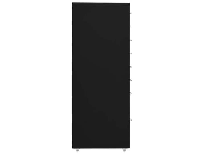 [12147]Classeur mobile/Cabinet de bureau - Cabinet de Dossier - avec stockage - Noir 28x41x109 cm Métal Poids:19.35 Kg