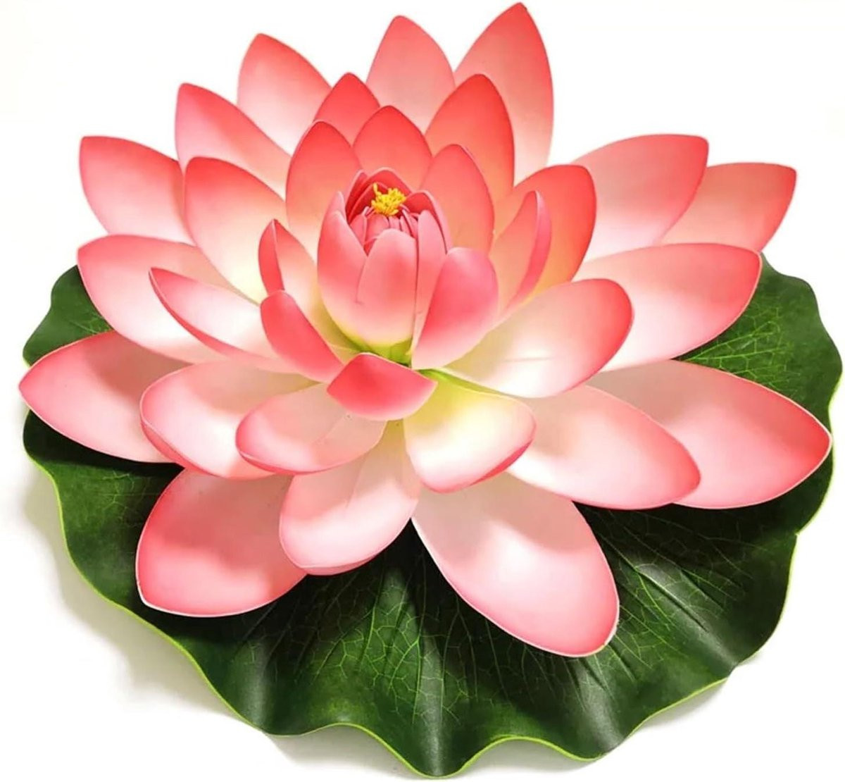 Kunstmatige Waterlelie Lichtroze - Drijvende Lotusbloem voor Vijver Decoratie - 60 cm