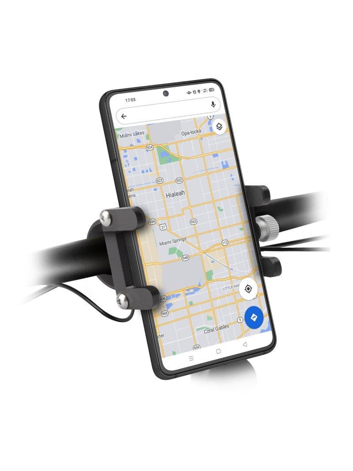 SBS Aluminium Phone Holder for Bicycles Scooters or Baby Strollers