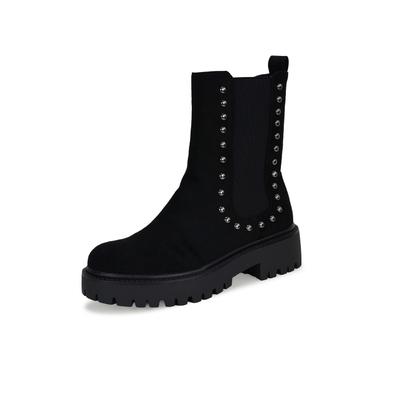 Stiefel FINDLAY "SNAT", Damen, Gr. 38, Lederimitat Synthetik, schwarz, Schuhe Stiefel, mit seitlichem Reißverschluss