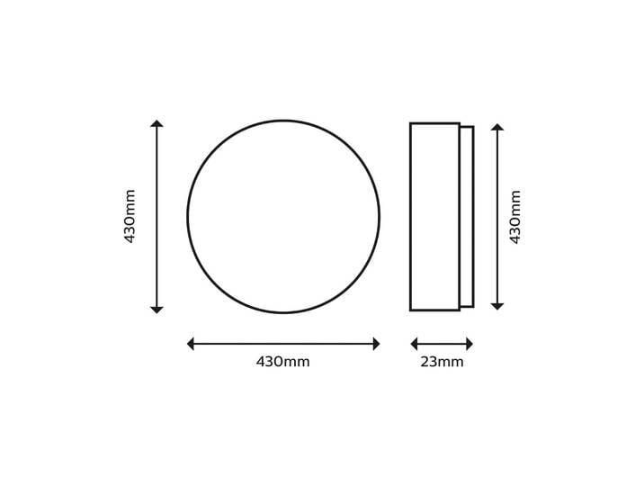 Philips LED Deckenleuchte Superslim, dimmbar, schwarz, für Arbeitszimmer / Büro, Metall