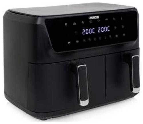 Princess 01.182470.01.001 Heißluft-Fritteuse 11l 2700W LCD-Display, Antihaftbeschichtung, BPA-frei Schwarz