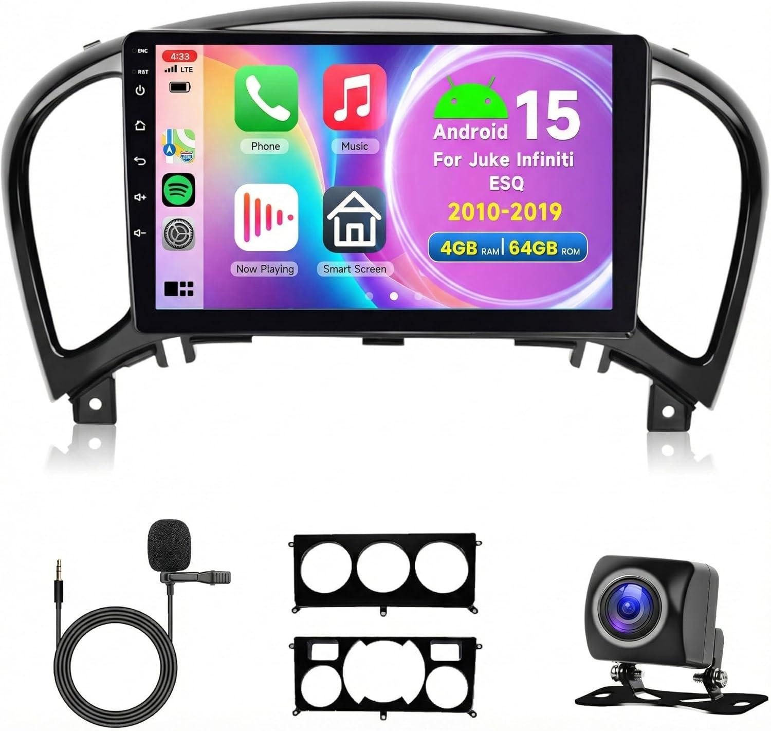 Selius 2-DIN Autoradio met Multimediascherm, Navigatiesysteem en Touchscreen