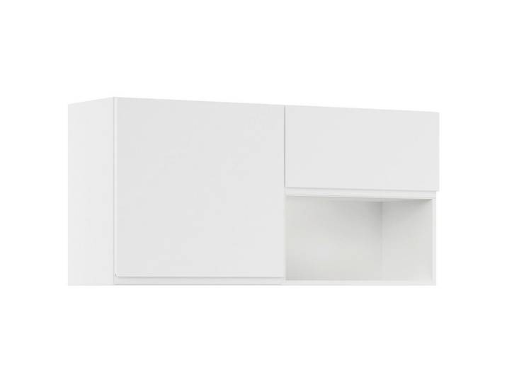 Impuls Küchenoberschrank IP 4820, Weiß, nur wie online abgebildet bestellbar, 120x57.9x35.6 cm, Pefc, Goldenes M, Made in Germany, hängend, Küchen, Küchenmöbel, Küchenschränke, Küchenoberschränke