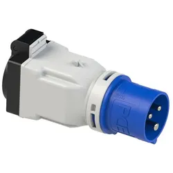 PCE 9433103 CEE-Adapter 16A 3p 6h auf Schutzkontaktsteckdose (britisch) IP44