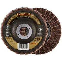 Rhodius, Schleifmittel, PROline VLS Vliesfächerschleifscheibe 115 x 22,23 mm coarse (Coarse)