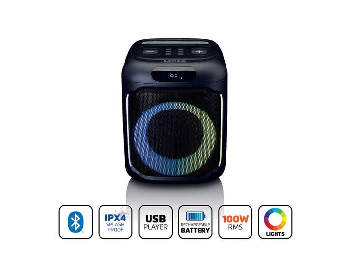 Enceinte Bluetooth avec effets lumineux LED
