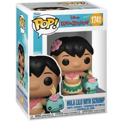 Funko - POP! - Lilo & Stitch – Hula Lilo with Scrump Vinyl