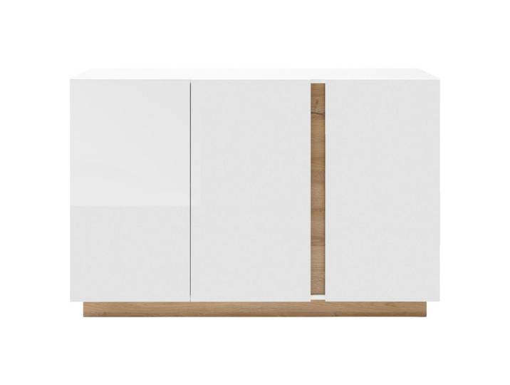Mid.you Sideboard, Weiß, Eiche, 2 Fächer, 138x91x40 cm, stehend, Wohnzimmer, Kommoden & Sideboards, Sideboards