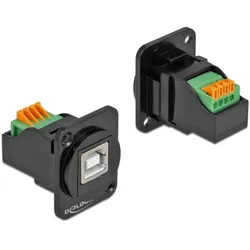 Delock D-Typ Modul USB 2.0 Typ-B Buchse zu Terminalblock
