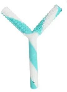 Inspired Finds Silicone Sensory Chew Tube Oral Motor Trainer, Kids Teeth Massager For Calm And Focus mint