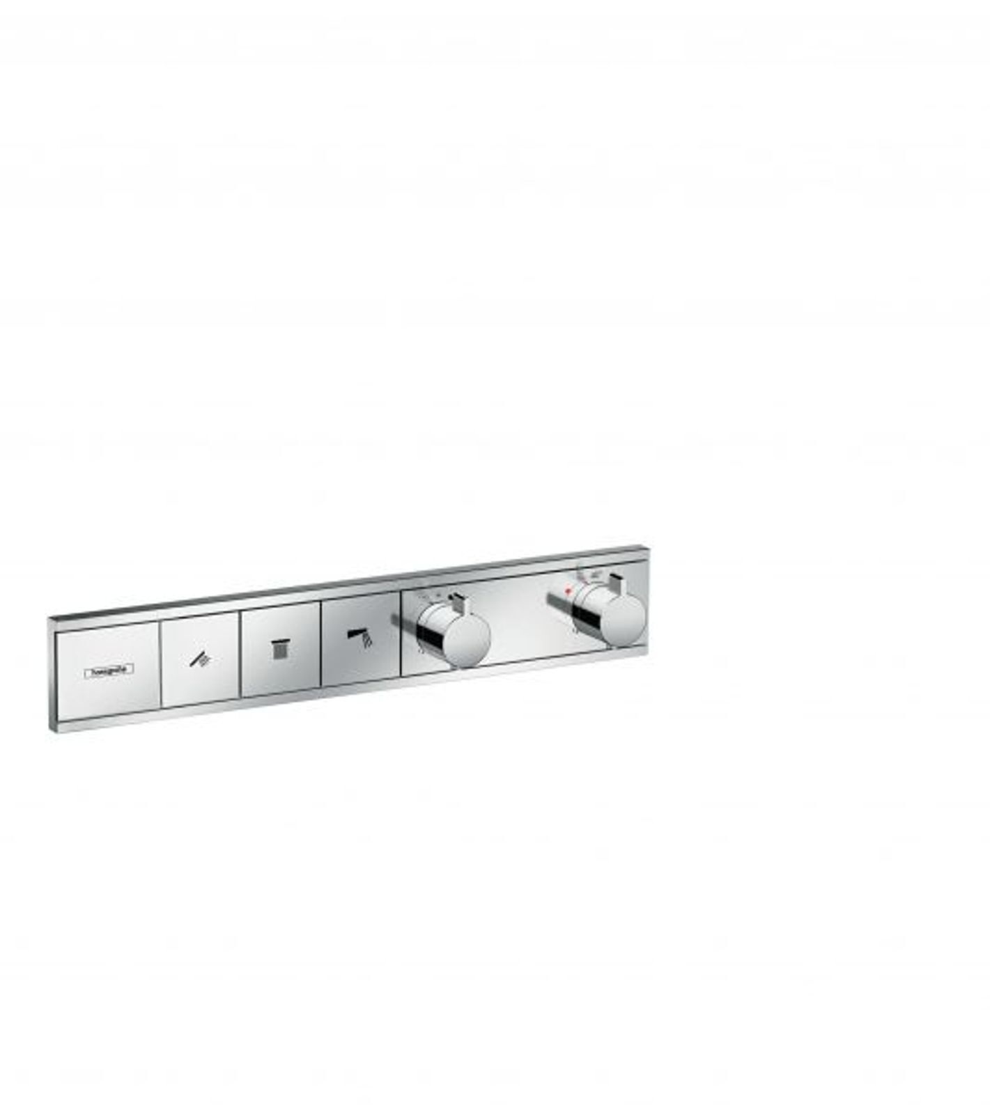 Thermostat RainSelect f UP-Thermostat 3 Verbraucher chrom verchromt Unterputz Fertigset 3 Verbraucher