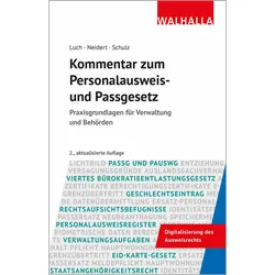 Kommentar zum Personalausweis- und Passgesetz, Fachbücher von Sönke Ernst Schulz, Anne Neidert, Anika D. Luch