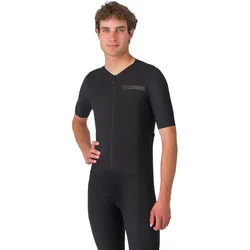 Castelli Premio Evo Jersey Aerodynamisches Herren Rennrad Trikot - light black/black - L
