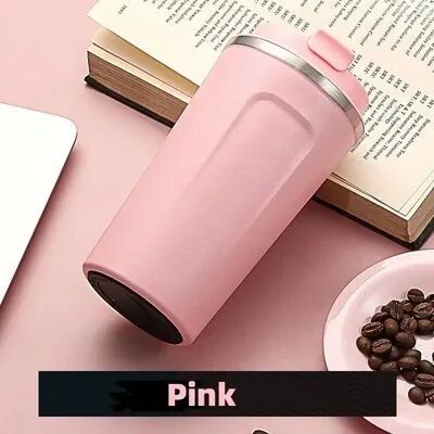 Multicon Wholesale Hub Thermal Mug, Stainless Steel Coffee Cup, Leak Proof Thermos Bottle, Insulated Flask, Hot Tea Coffee Mug pink