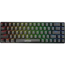 Fifine GK1 Gaming Keyboard black (US, Kabelgebunden), Tastatur, Schwarz